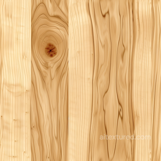 Light Pine Wood Plank PBR Texture with Natural Grain and Knots Wood texture preview