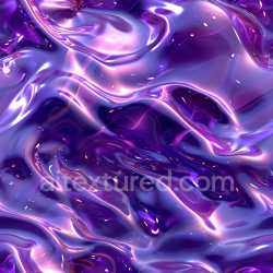 seamless Seamless 3D PBR Texture Featuring Glossy Purple and Pink Fluid Waves texture 8k free download PBR