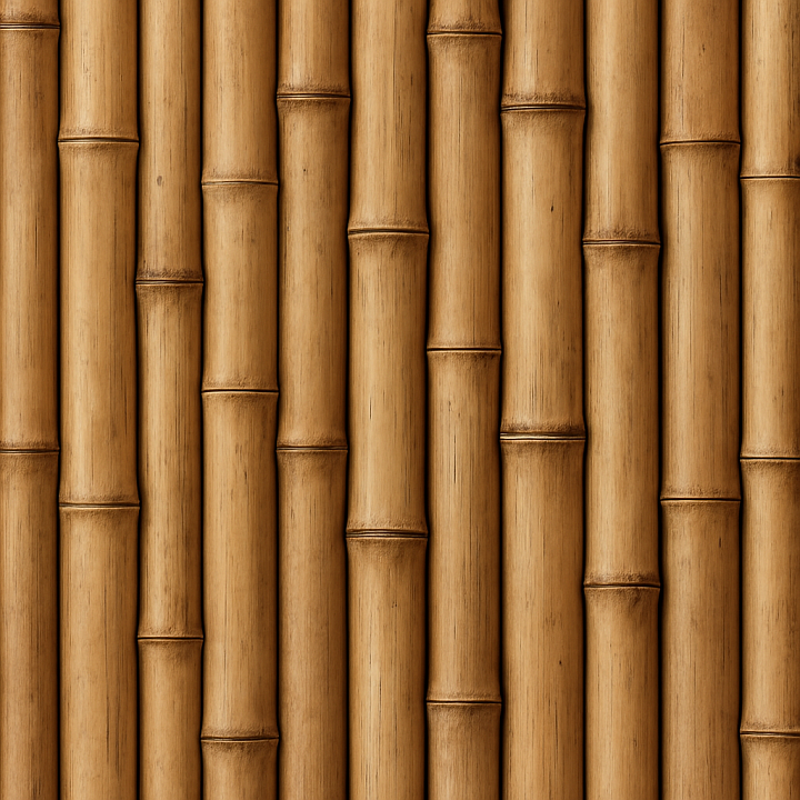 Realistic Bamboo seamless PBR texture preview