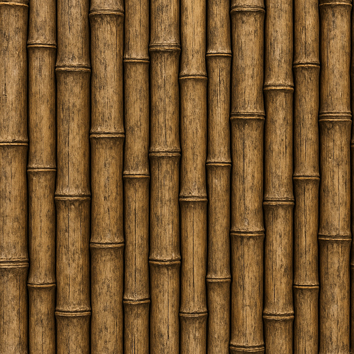 Ancient Bamboo seamless PBR texture preview