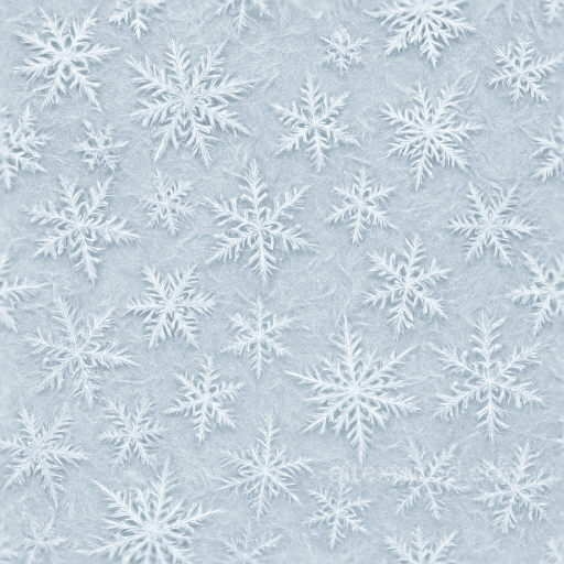 Showing Snowflakes On Icy Frost With Rime Ice And Hoarfrost seamless Ice PBR texture