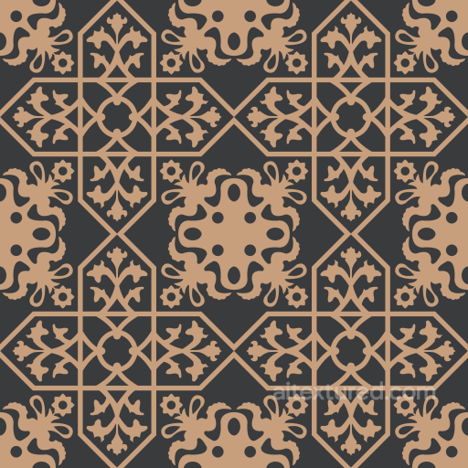 Boho Fabric Texture with Geometric Floral Pattern seamless Boho Seamless PBR texture