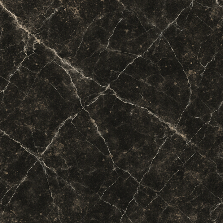 Dirty Black Marble seamless PBR texture preview