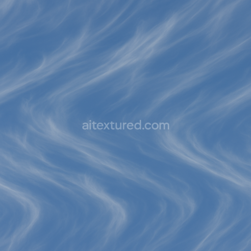 Seamless 3d texture pbr 8k airy cirrus feathery cloud streaks surface
