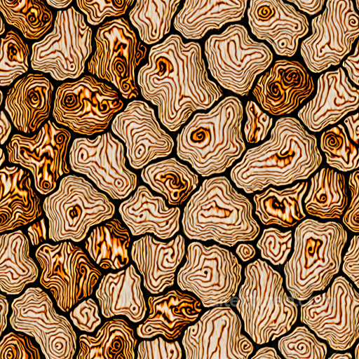 Crosscut Wood Logs Seamless Texture with Detailed Growth Rings seamless Wood PBR texture