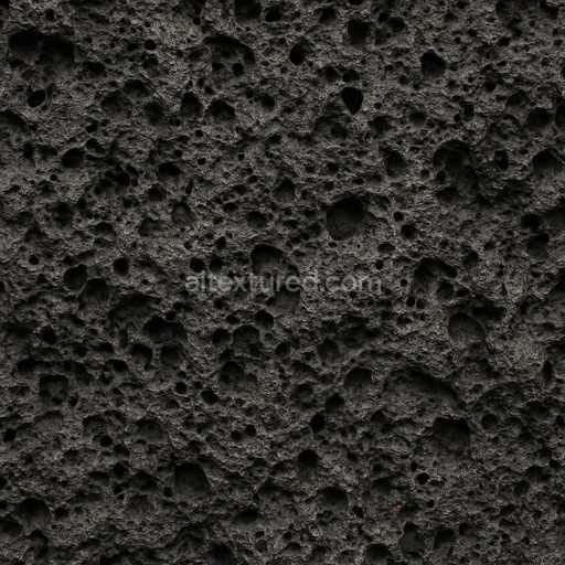 Photorealistic Volcanic Rock Texture