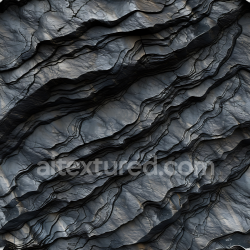seamless Seamless 3D Layered Slate Rock PBR Texture with Deep Cracks and Stratified Patterns texture 8k free download PBR