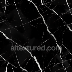 seamless Seamless PBR Texture of Black Marquina Marble with Bold White Veins texture 8k free download PBR