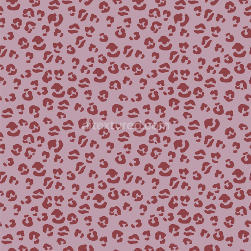 Seamless 3D PBR Rose and Brown Leopard Print Fabric Texture