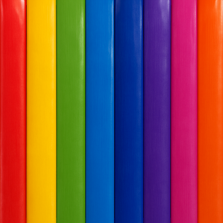 Vibrant Colors Striped Pattern Furniture Plastic Surface seamless PBR texture preview