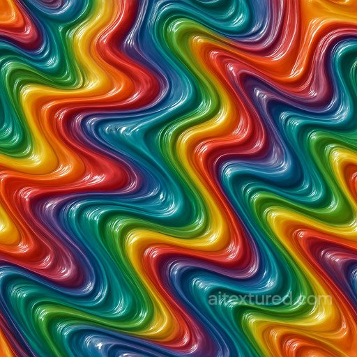 Patterned Glossy Paint Seamless Texture seamless Paint-coating PBR texture