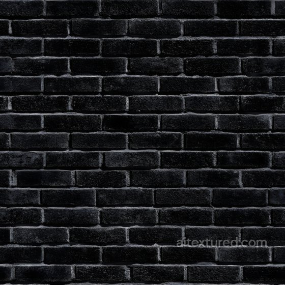 Cracked Dark Brick Wall Texture with Rough Damaged Surface Brick texture preview