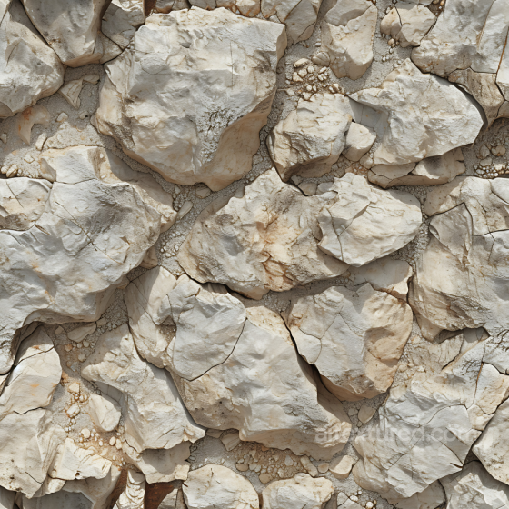 Weathered Limestone Rock PBR Texture with Cracked and Rough Surface Stone texture preview