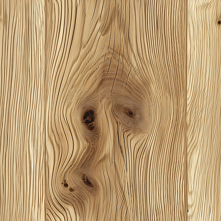 Light Pine Wood with Distinctive Knots and Grain seamless PBR texture preview