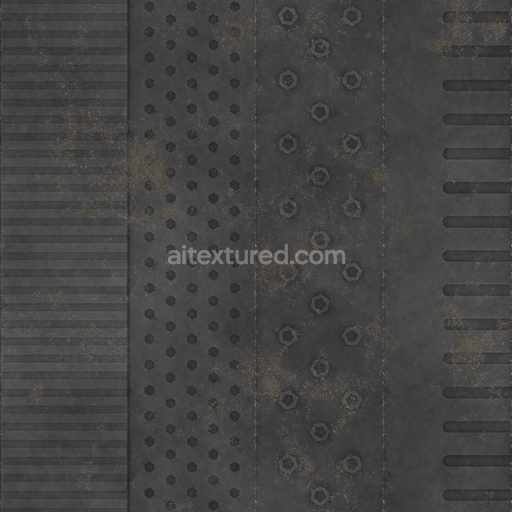 Archviz Metal Substance Designer Trim Sheet Trimsheet — Seamless PBR Texture