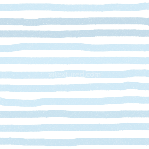 Seamless 3D PBR Watercolor Striped Fabric Texture in Soft Blue and White