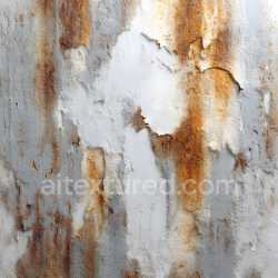 seamless Seamless 3D rusty cracked metal texture with peeling white paint and corrosion texture 8k free download PBR