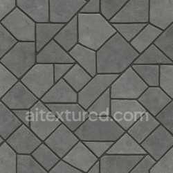 seamless Geometric Stone Floor Seamless Texture texture 8k free download PBR