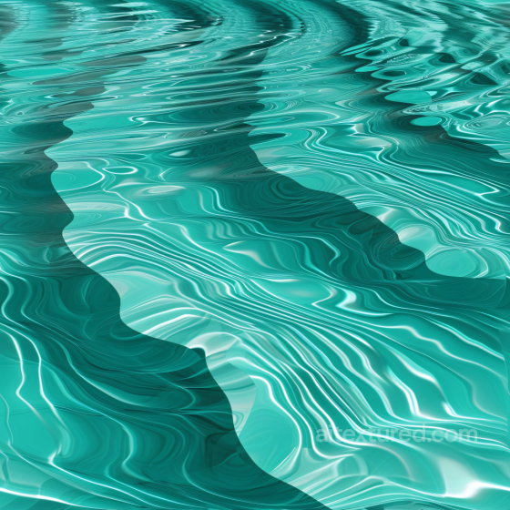 Pool Water PBR Texture Featuring Realistic Turquoise Ripples Water texture preview