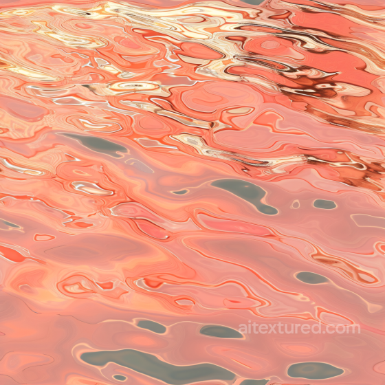 Stylized Coral Water Texture with Fluid Abstract Patterns Water texture preview