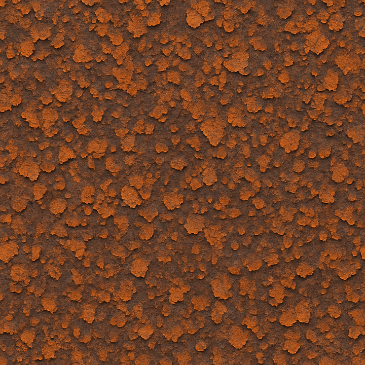 Rust Flakes seamless PBR texture preview