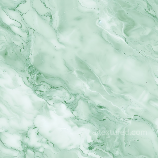 Elegant Mint Green Marble Texture with Soft Veining and Polished Finish seamless Marble PBR texture