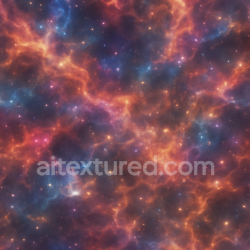 seamless Seamless 3d texture pbr 8k nebula clouds with glowing gas clouds and photonic particles texture 8k free download PBR