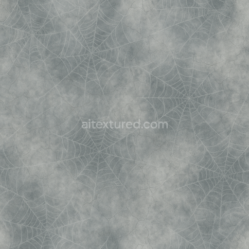 Seamless 3d texture pbr 8k spider web with cobweb dust for haunted scenes