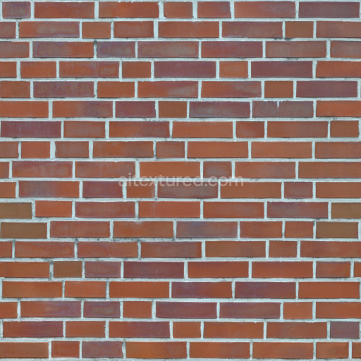 Bricks Seamless Pbr Textured Tileable Realistic Construction Weathered Red Industrial