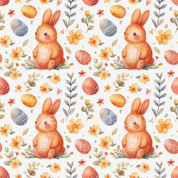 seamless Seamless 3D PBR Easter Bunny and Decorative Egg Digital Paper Texture texture 8k free download PBR