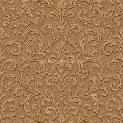 Ornate Cardboard Texture Seamless 1024X1024
