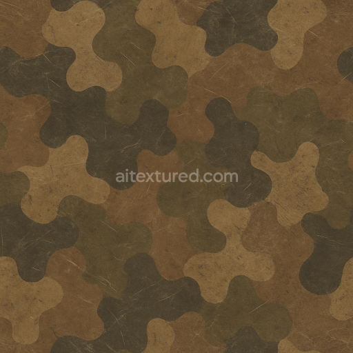 Seamless 3d texture pbr 8k camouflage paint with scratches and camouflage highlights