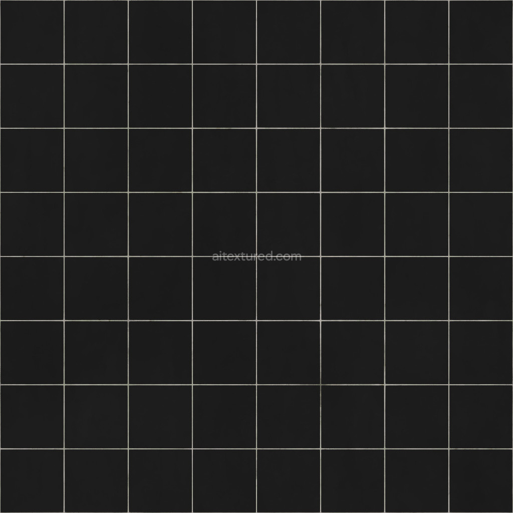 Seamless dark tiles texture for 3D modeling