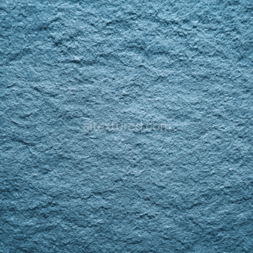 Seamless 3D Felt PBR Texture Featuring Soft Dense Blue Fibers and Subtle Nap