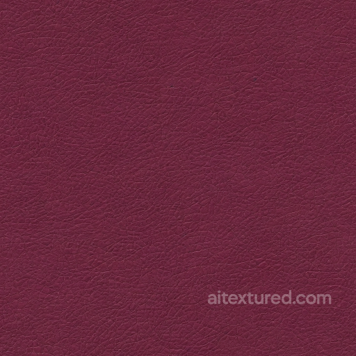 Burgundy Pebbled Grain Leather Seamless Texture with Fine Wrinkles seamless Leather PBR texture