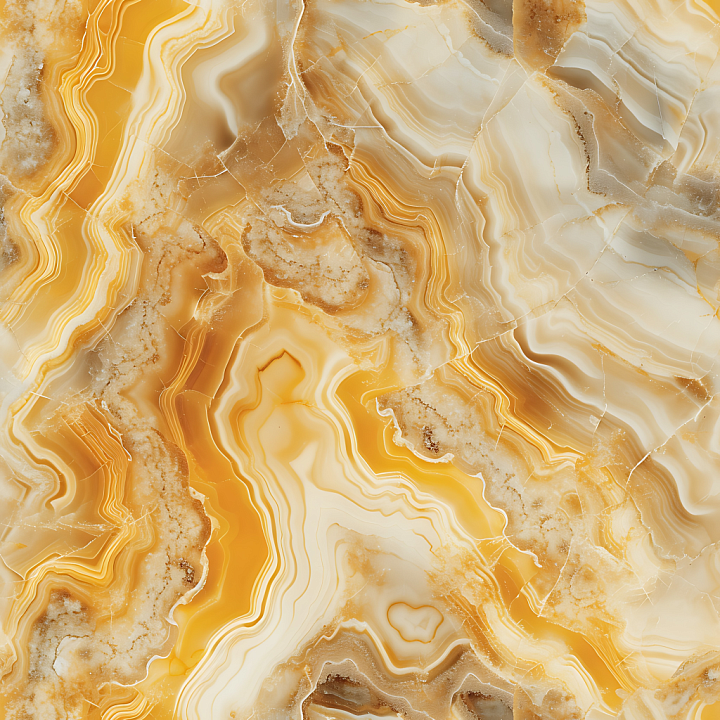 Honey Onyx Natural Marble with Warm Veins and Glossy Finish seamless PBR texture preview