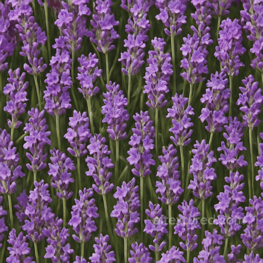 Lavender Sprigs Flower Garden Flower Petals Closeup Natural Lighting seamless Flowers PBR texture