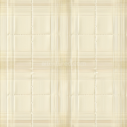 Seamless 3D PBR Beige Worn Metal Panel Texture with Grid Pattern