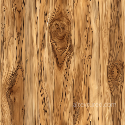 Pine Wood PBR Texture Featuring Natural Knots and Beige Grain seamless Wood PBR texture
