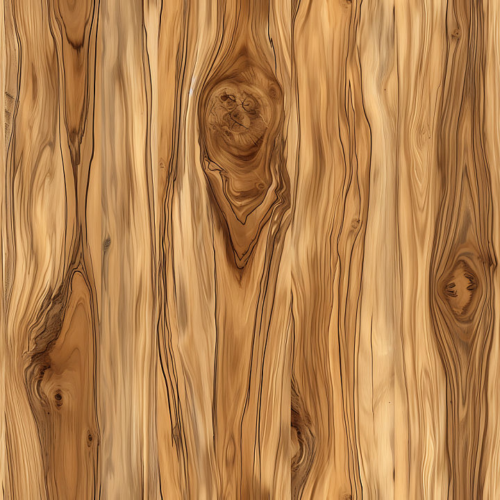 Pine Wood Featuring Natural Knots and Beige Grain seamless PBR texture preview