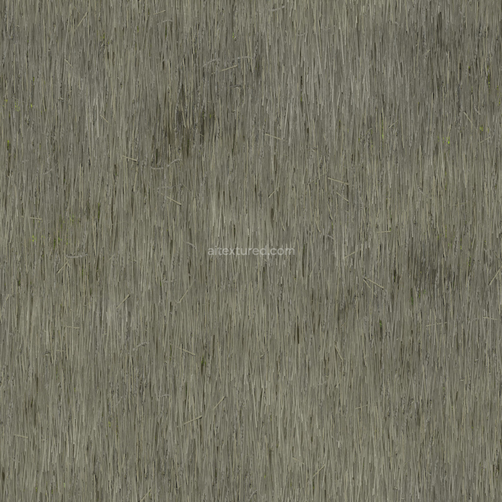 Seamless PBR texture of a thatched roof showing fine details