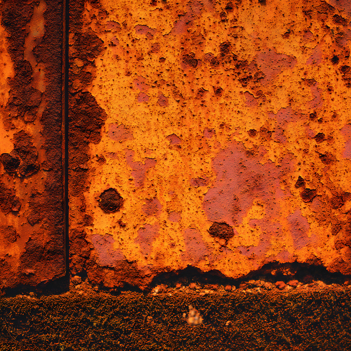 Rusty Metal Featuring Deep Cracks and Corroded Surface seamless PBR texture preview