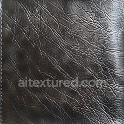 seamless Seamless 3D PBR Texture of Distressed Black Leather with Fine Wrinkles texture 8k free download PBR