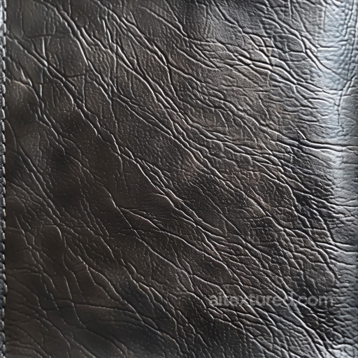 Distressed Black Leather Seamless Texture with Fine Wrinkles seamless Leather PBR texture