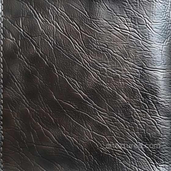 Distressed Black Leather Seamless Texture with Fine Wrinkles Leather texture preview
