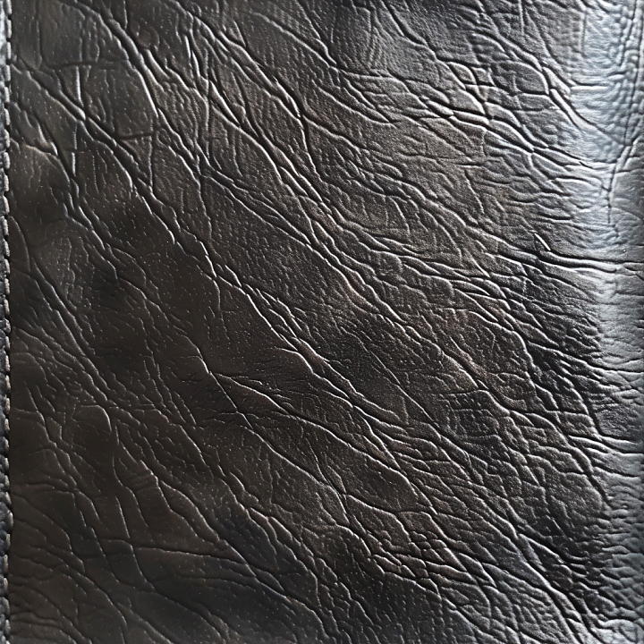 Distressed Black Leather with Fine Wrinkles seamless PBR texture preview
