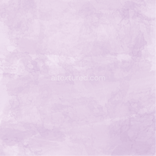 Seamless 3D PBR Lilac Watercolor Paper Texture with Soft Brush Strokes