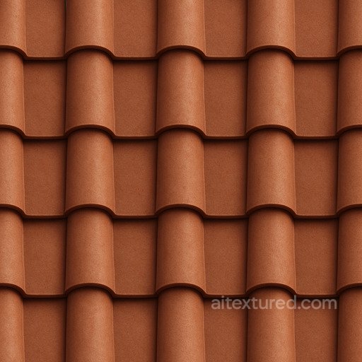Synthetic Clay Tiles Seamless Texture seamless Roofing PBR texture