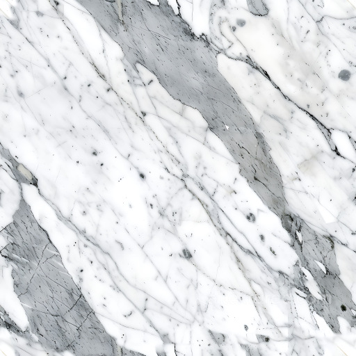 White Carrara Marble Texture Featuring Subtle gray Veins seamless Marble PBR texture