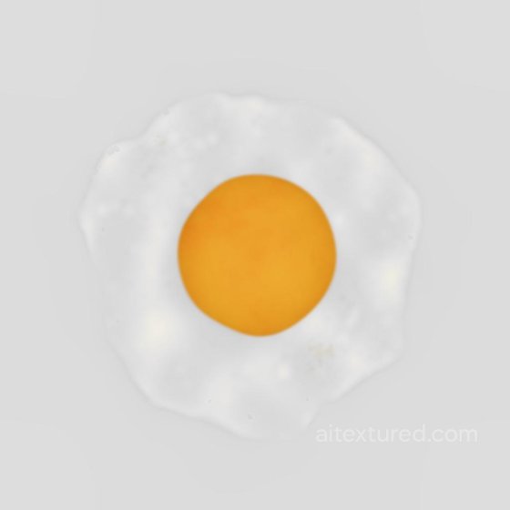 Sunny Side Up Egg Texture Generator | Free PBR Food texture preview